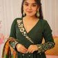 Designer Festival Ready Pure Chinnon Gown with Sequence Work and Coordinated Dupatta Set - Jaipuri Vastra