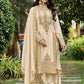 Graceful Occasion Wear with Sequin-Adorned Faux Georgette Top, Flowy Palazzo and Dupatta - Jaipuri Vastra