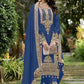 Graceful Occasion Wear with Sequin-Adorned Faux Georgette Top, Flowy Palazzo and Dupatta - Jaipuri Vastra