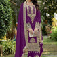 Graceful Occasion Wear with Sequin-Adorned Faux Georgette Top, Flowy Palazzo and Dupatta - Jaipuri Vastra