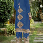 Graceful Occasion Wear with Sequin-Adorned Faux Georgette Top, Flowy Palazzo and Dupatta - Jaipuri Vastra