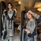 Designer Party Ready Pure Chinnon Top Bottom and Dupatta Set with Intricate Dori Coding and Sequence Work - Jaipuri Vastra