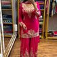 Designer Festival Collection in Pure Chinnon with Rich Coding Dori and Sequence Embroidery Set - Jaipuri Vastra