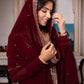 Designer Faux Georgette Gown with Embroidery Work and Matching Dupatta Fully Stitched Set - Jaipuri Vastra