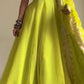 New Designer Party Look: Heavy Fox Georgette Embroidered Gown with Pant