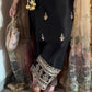 Premium Chinon Embroidery Suit with Coordinated Pant and Printed Organza Dupatta with Lace Detailing