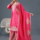 Heavy Embroidered Pure Chinnon Suit Set with Coding Dori and Sequence Work - Jaipuri Vastra