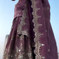 Designer Ready To Wear Twill Net Top Bottom Dupatta Heavy Embroidery Sequence Work Set - Jaipuri Vastra