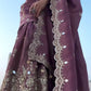 Designer Ready To Wear Twill Net Top Bottom Dupatta Heavy Embroidery Sequence Work Set - Jaipuri Vastra