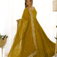 Fully Stitched Romansilk Chanderi Anarkali Outfit with Dupatta and Bottoms - Jaipuri Vastra