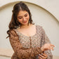 Stylish Readymade Anarkali Suit Set for Women Maslin Digital Printed Three Piece - Jaipuri Vastra