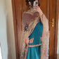 Premium Partywear Chinon Suit with Embroidered Gharara and Lace Organza Dupatta