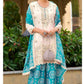 Festive Heavy Chinon Sharara Suit Set Featuring Real Mirror Hand Work and Embroidery Detailing - Jaipuri Vastra