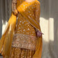 Bloomed Grace Faux Georgette Sharara Set for Modern Festives - Jaipuri Vastra