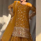 Bloomed Grace Faux Georgette Sharara Set for Modern Festives - Jaipuri Vastra