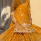 Bloomed Grace Faux Georgette Sharara Set for Modern Festives - Jaipuri Vastra
