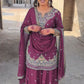 Chic Chinon Silk Palazzo and Dupatta Combination for Every Occasion - Jaipuri Vastra