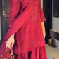 Chinon Silk Salwar Set with Flowy Dupatta – Perfect for Elegant Evenings - Jaipuri Vastra