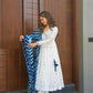 Elegant Anarkali Suit Set in Rayon Fabric with Embroidered Top and Georgette Dupatta - Jaipuri Vastra