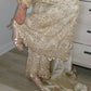Complete Kurta Plazzo Dupatta Ensemble with Heavy Sequence Embroidery Work