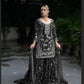 Party Ready Fox Georgette Embroidered Top Plazzo and Fancy Dupatta