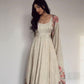 Chinon Silk Off White Three-Piece Set Featuring Sleek Pant and Subtle Dupatta - Jaipuri Vastra