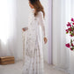 Elegant Star Georgette Sharara Suit with Front and Back Thread Sequin Work and Dupatta - Jaipuri Vastra