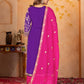 Designer Heavy Faux Georgette Fancy Top with Matching Palazzo Suit Set for Women - Jaipuri Vastra