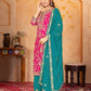 Designer Heavy Faux Georgette Fancy Top with Matching Palazzo Suit Set for Women - Jaipuri Vastra