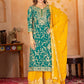 Designer Heavy Faux Georgette Fancy Top with Matching Palazzo Suit Set for Women - Jaipuri Vastra