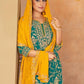 Designer Heavy Faux Georgette Fancy Top with Matching Palazzo Suit Set for Women - Jaipuri Vastra