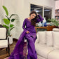 Designer Natural Crepe Top with Beaded Thread Detailing, Matched with Farshi Salwar and Butterfly Net Dupatta with Cutwork Lace