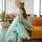 New Designer Collection in Chinnon Silk with Embroidered Top Bottom and Dupatta Set