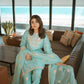 New Designer Collection in Chinnon Silk with Embroidered Top Bottom and Dupatta Set