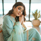 New Designer Collection in Chinnon Silk with Embroidered Top Bottom and Dupatta Set