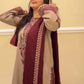Fully Stitched Ready to Wear Faux Georgette Ensemble with Embroidery Beads and Full Sleeves