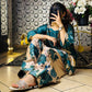 Modern Flair Meets Tradition in Natural Crepe Silk Digital Print Top Bottom and Dupatta