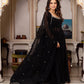 Handcrafted Gown and Pant Set with Micro Inner and Lace-Bordered Dupatta in Faux Georgette