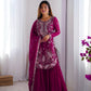 Premium Faux Georgette Sharara Suit with Thread Sequin Work and Dupatta - Jaipuri Vastra