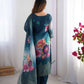 Chanderi Silk Digital Print and Jacquard Work Top with Pant and Dupatta Set - Jaipuri Vastra