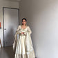 Chinon Gown Set with Thread & Sequin Work, Lace Border & Dori Latkan