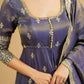 Premium Embroidered Anarkali Suit Set with Semi-Stitched Cosmo Lehenga and Dupatta - Jaipuri Vastra