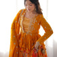 Digital Print Faux Georgette Lehenga with Thread Sequin Work and Matching Dupatta - Jaipuri Vastra