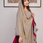 Luxury Ensemble with Full Sleeve Embroidered Top and Flared French Crepe Silk Lehenga