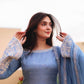 Glamorous Party Wear Set in Faux Georgette Featuring Heavy Sequence Embroidery