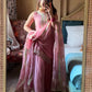 Stylish Embroidered Tabby Organza Kurta Set with Sequence Detailing