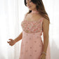 Exclusive Indo-Western Party Wear Set in Georgette with Sequence Embroidery and Silver Latkan Accents