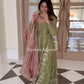 New Designer Party Wear Side Cut Kurti with Sharara in Heavy Faux Georgette and Embroidery Work