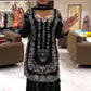 Fully Stitched Designer Sharara Suit in Georgette with Sequin Embellishment