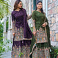 Elegant Pure Chinnon Silk Kurti Plazzo and Dupatta Set with Coding Dori and Sequence Work